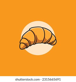 Delicious pastry food cartoon illustration