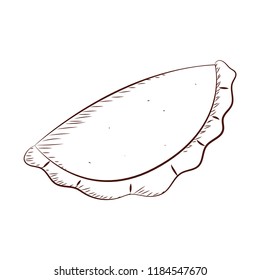 delicious patty outline