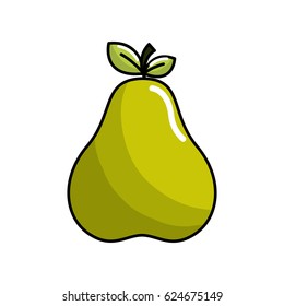 delicious pear fruit icon