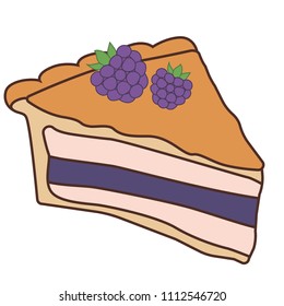Delicious piece of cake/pie