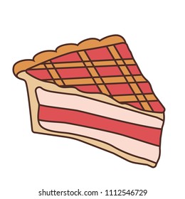 Delicious piece of cake/pie