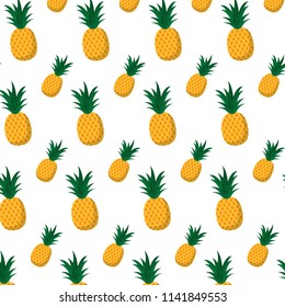 delicious pineapple organic fruit background