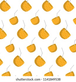 delicious pineapple smoothie fruit background
