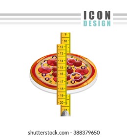 delicious pizza design 