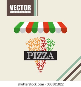 delicious pizza design 