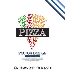 delicious pizza design 