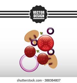 delicious pizza design 