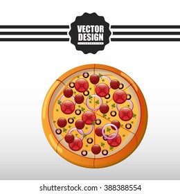delicious pizza design 