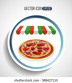 delicious pizza design 