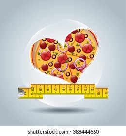 delicious pizza design 