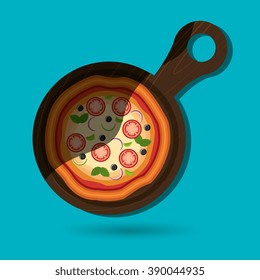 delicious pizza design 