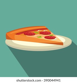 delicious pizza design 