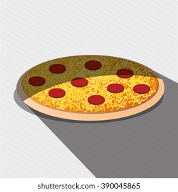 delicious pizza design 
