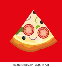 delicious pizza design 