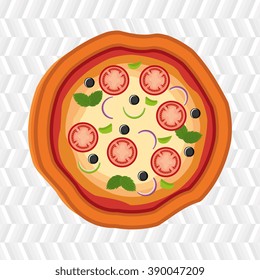 delicious pizza design 