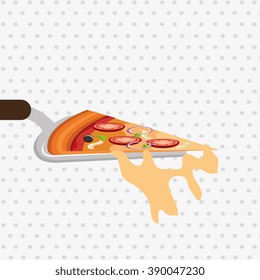 delicious pizza design 