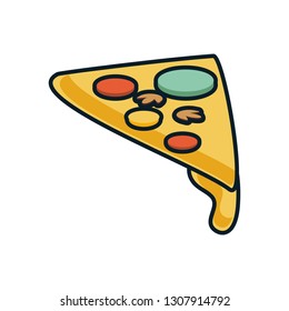 delicious pizza fast food