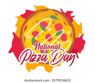 delicious pizza on National Pizza Day