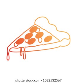 delicious pizza portion icon