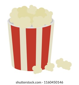 delicious pop corn icon