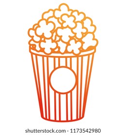 delicious pop corn icon