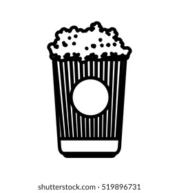 delicious pop corn icon