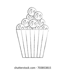 delicious pop corn icon
