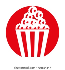 delicious pop corn icon