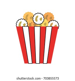 delicious pop corn icon