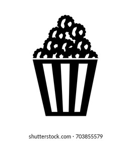 delicious pop corn icon