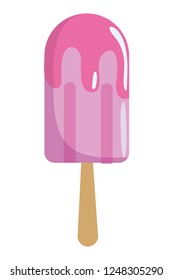 delicious popsicle cartoon