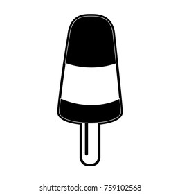 Delicious Popsicle dessert icon vector illustration graphic design