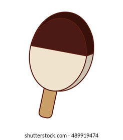 delicious popsicle sweet icon vector illustration design
