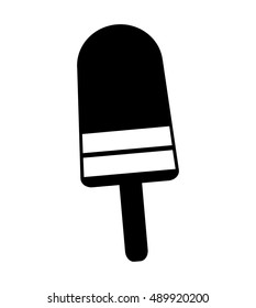 delicious popsicle sweet icon vector illustration design