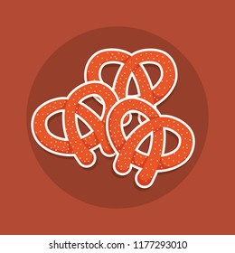 delicious pretzel bakery icon