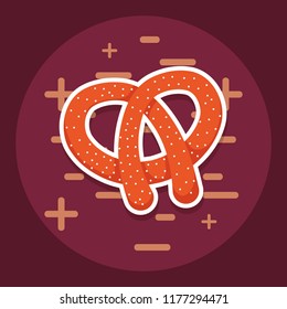 delicious pretzel bakery icon
