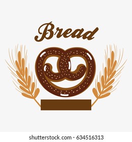 delicious pretzel bread of wheat