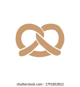 
leckeres Bretzel-Logo für Bäckereien