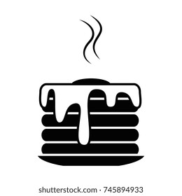 delicious pudding isolated icon