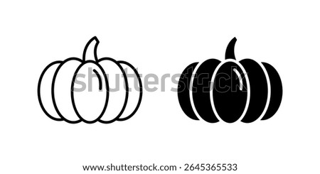 Delicious pumpkin pie icon set ideal for food blogs, dessert recipes, and holiday themes.