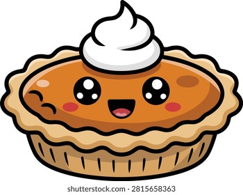 Delicious pumpkin pie and