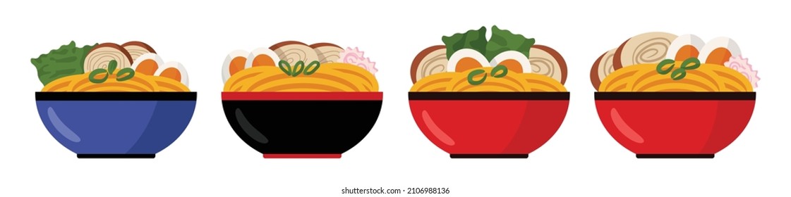 delicious ramen illustration. suitable for poster, social media, print, etc