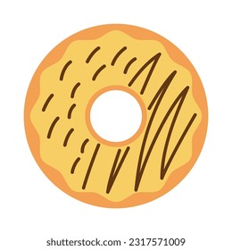 Delicious ring donuts cartoon illustration vector illustrations for your work logo, merchandise t-shirt, stickers and label designs, poster, greeting cards advertising business company or brands