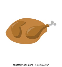 Delicious roasted chicken