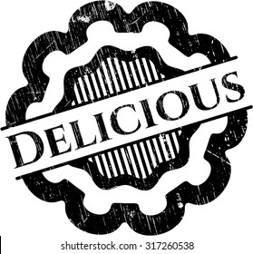 Delicious rubber stamp