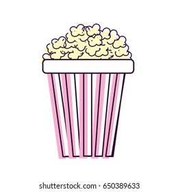 delicious and salty popcorn to eat in the cinema
