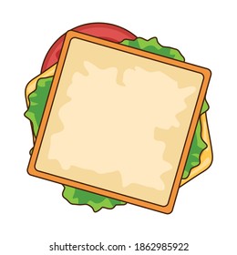 delicious sandwich fast food icon vector illustration design