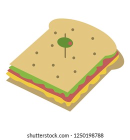 Delicious sandwich food