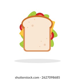 Delicioso ícone de sanduíche Vetor Design.