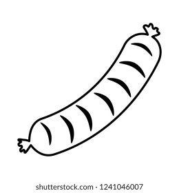 delicious sausage bbq icon